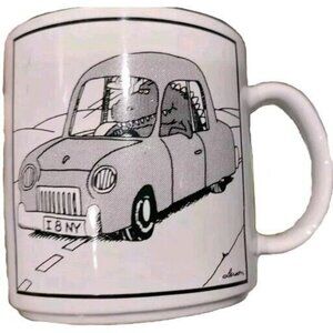 The Far Side Coffee Mug "I 8 NY" by OZ Gary Larson 1985 United Press Syndicate